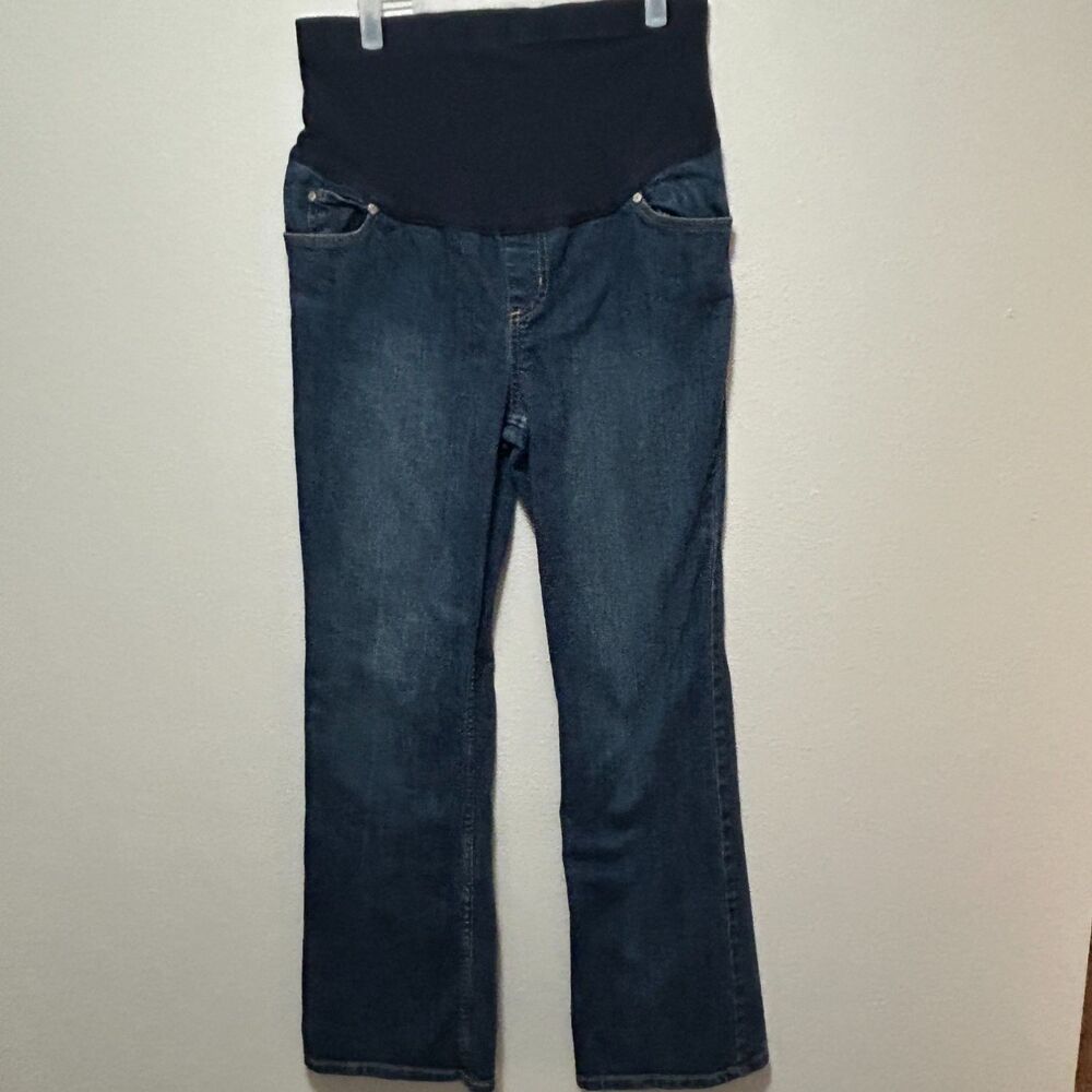 Liz Lange Maternity for Target Women's Jeans Size 8 Blue Bootcut Denim